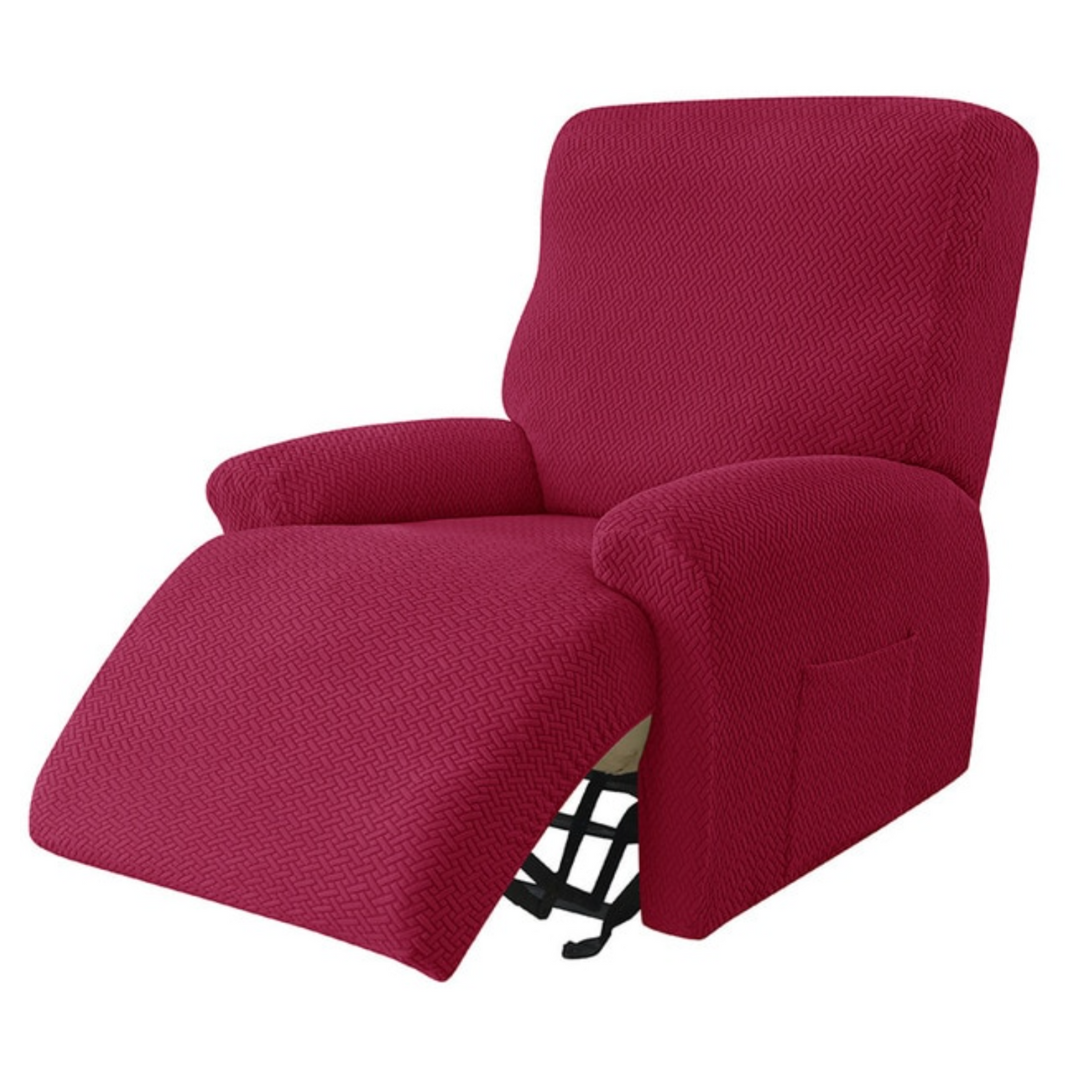 Red recliner discount cover
