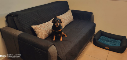 NEW Upgraded CouchTops™ Couch Cover with Side Pockets, Back Straps, Anti-Slip Fit, Reversible 2-in-1 Colors, Soft Padded Lining, Machine-Washable & Dryer-Safe Furniture Protector
