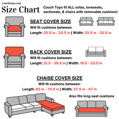 Stretchy Couch Covers | Original Couch Tops
